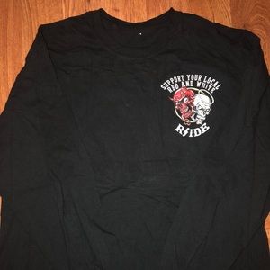 Red & White Riverside Chapter Support Shirt